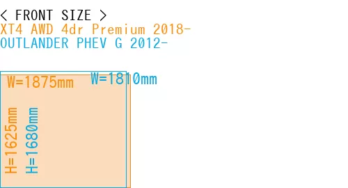 #XT4 AWD 4dr Premium 2018- + OUTLANDER PHEV G 2012-